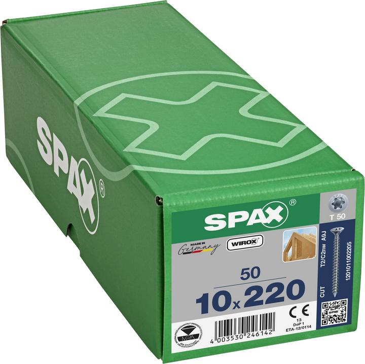 Produktbild Spax Holzbauschrauben (50 Schrauben pro Stück)