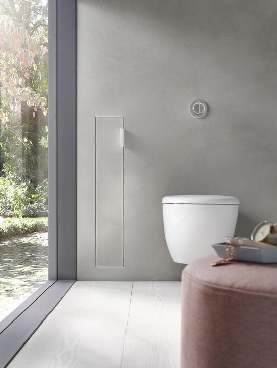 Produktbild Emco WC-Modul asis plus Unterputz Entnahme oben 803 mm Anschlag links 975611010