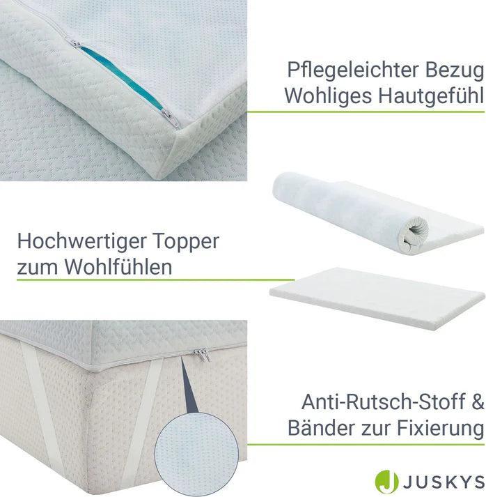 Produktbild Juskys Topper Memoryschaum (90 x 200 cm)