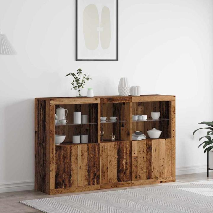 Image du produit vidaXL LED-Sideboard (37 x 37 x 100 cm)