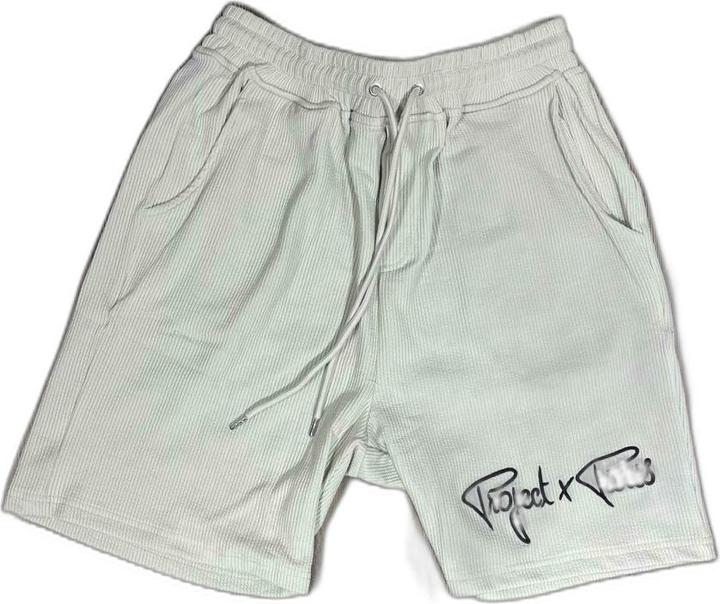 Immagine prodotto Project X Paris pantaloncini in waffle con logo ricamato signature (XL)