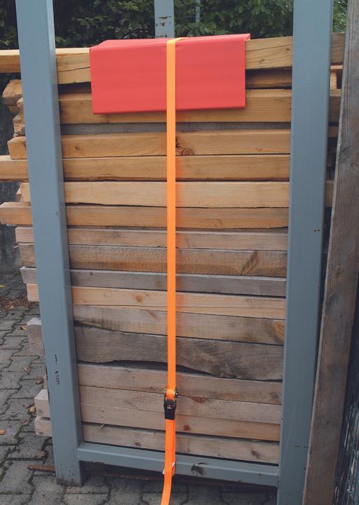 Produktbild Kerbl 37391 Kantenschutzwinkel, 0.80 m Länge, Doppelsteegplatte, 19 mm, Orange