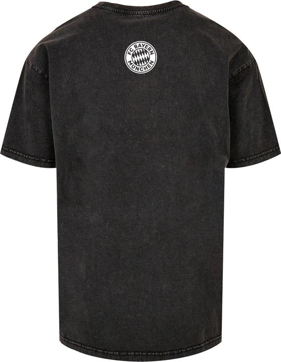 Produktbild FC Bayern München Logo Outlines Acid Washed Heavy Oversize Tee - 115237 (XL)