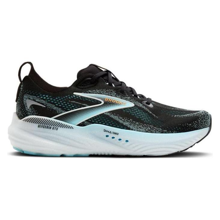 Brooks Running, Mannen, Hardloopschoenen, Running Glycerin Gts Herren Laufschuhe (44.5), Blauw, Zwart