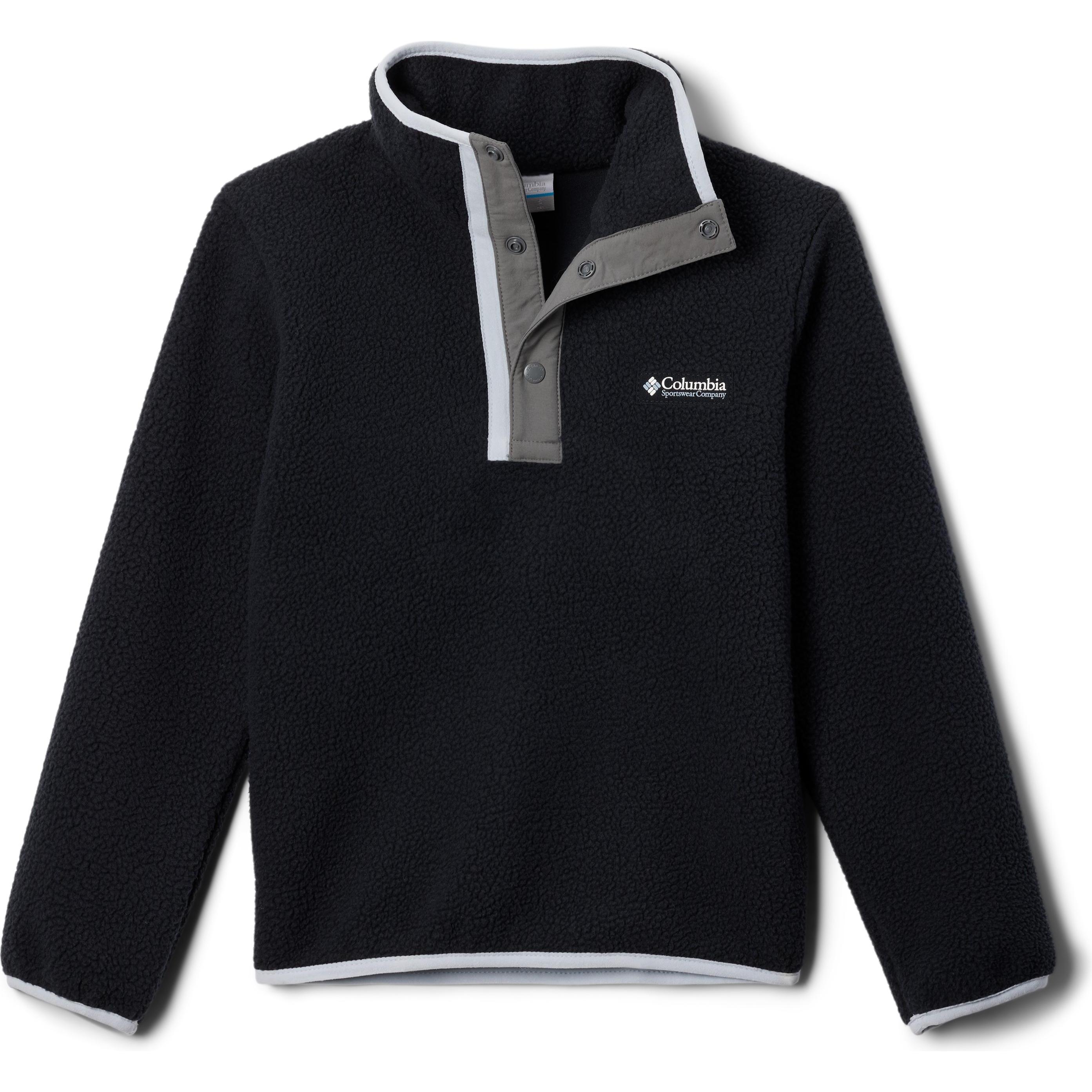 Columbia, Herren, Pullover, Kid's Helvetia II Half Snap Fleece, Schwarz, (4, 5)