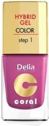 Produktbild Delia Cosmetics Cosmetics Coral Hybrid Gel Nail Polish No. 21 Fuchsia 11ml (Fuchsia, Gel-Effekt Nagellack)