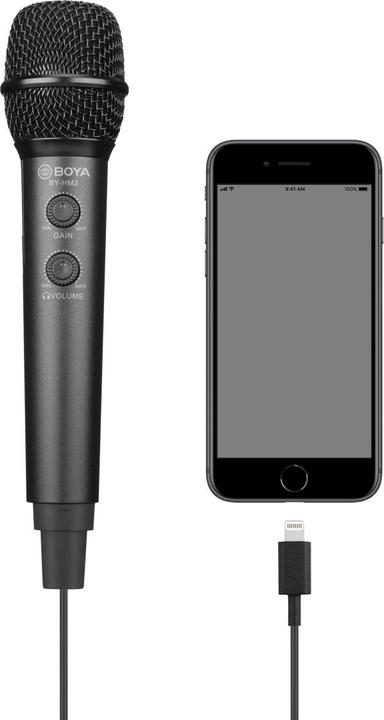 Actual product image Walimex Boya HM2 handheld microphone