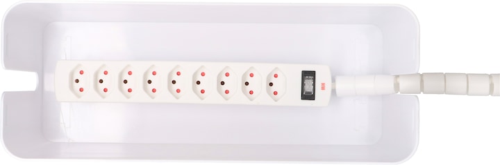 Produktbild Max Hauri Cable Home Kabelmanagement Set: Box gross + Safety-Line + Spiralschlauch