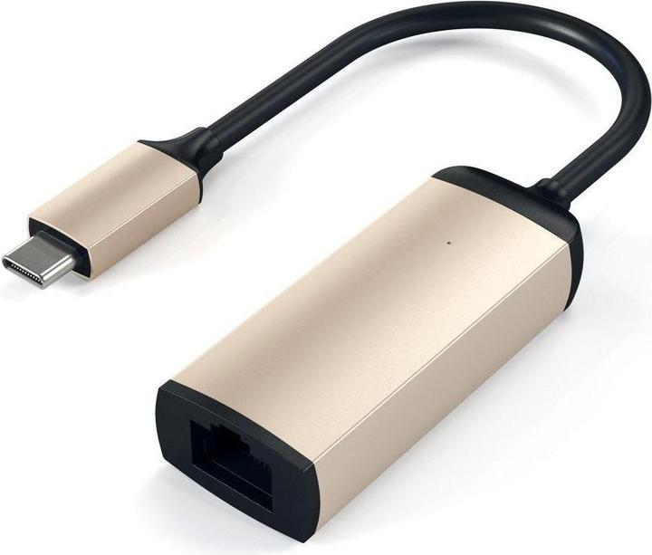 Immagine prodotto Satechi Adattatore da USB-C a Ethernet Oro da USB-C a Ethernet RJ45 (USB-C, RJ45 (1x))