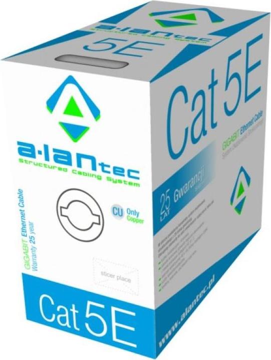 Image du produit Alantec KIU5PVC305 Câble réseau U/UTP (UTP) (U/UTP, CAT5e, 305 m)