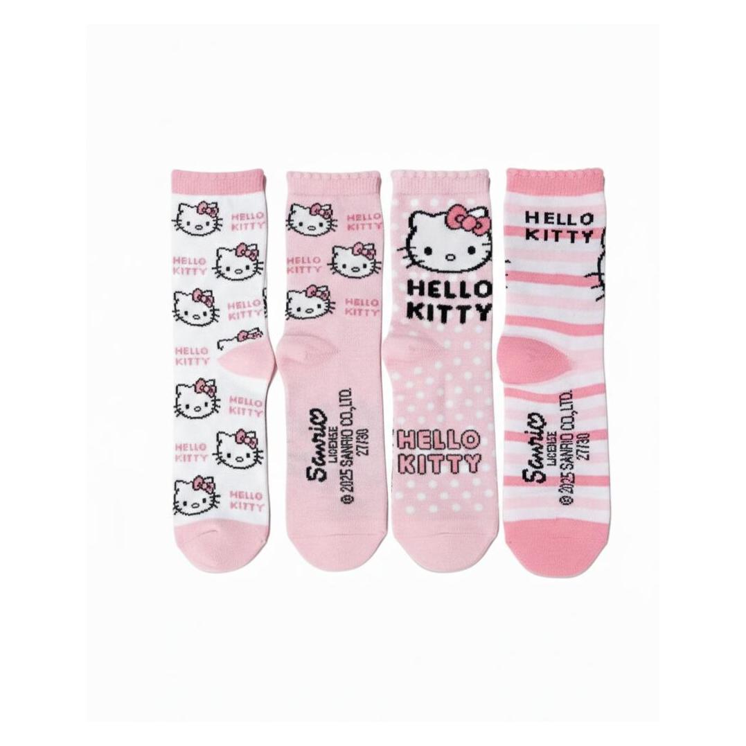 Hello Kitty, Mädchen, Socken, Socken, Mehrfarbig, (27 - 30)