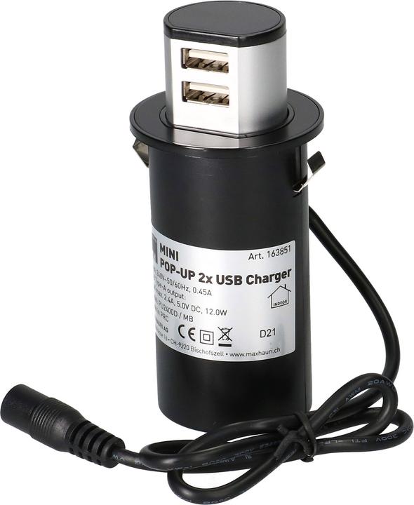 Actual product image Max Hauri MINI POP-UP Charger (2x, 2 m)