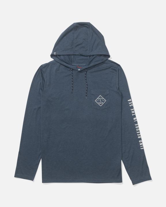 Actual product image Salty Crew Tippet Hood Tech Tee (M)