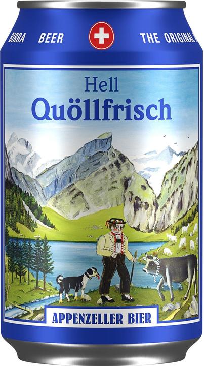 Actual product image Appenzeller Bier Appenzeller Quöllfrisch Lager (24 x 33 cl)