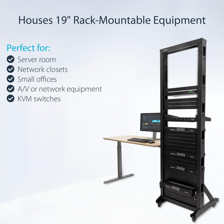 Produktbild StarTech 2-POST SERVER RACK - 42U (42 HE, 19 Zoll Rack)