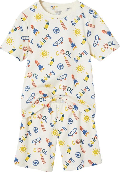 Produktbild Vertbaudet 2er-Pack Jungen Sommer-Schlafanzüge COOL mit Recycling-Baumwolle (110)