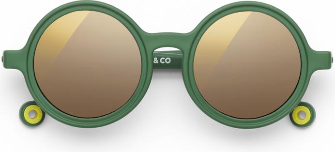 Actual product image Olivo & Co Sonnebrille TODDLER rund Classic Cactus grün