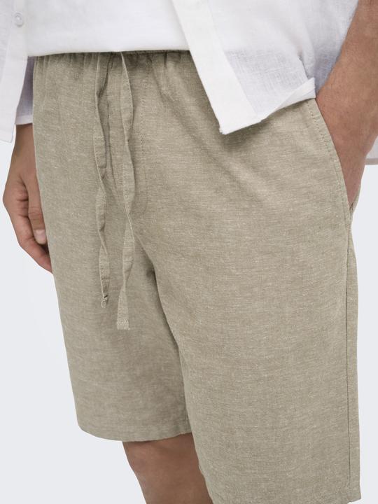Image du produit Only & Sons Onslinus 0007 Cot Lin Shorts Noos (M)