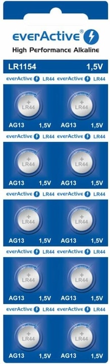 Produktbild Everactive LR1154 (LR44) (10 Stk., LR44, 4LR44, 150 mAh)