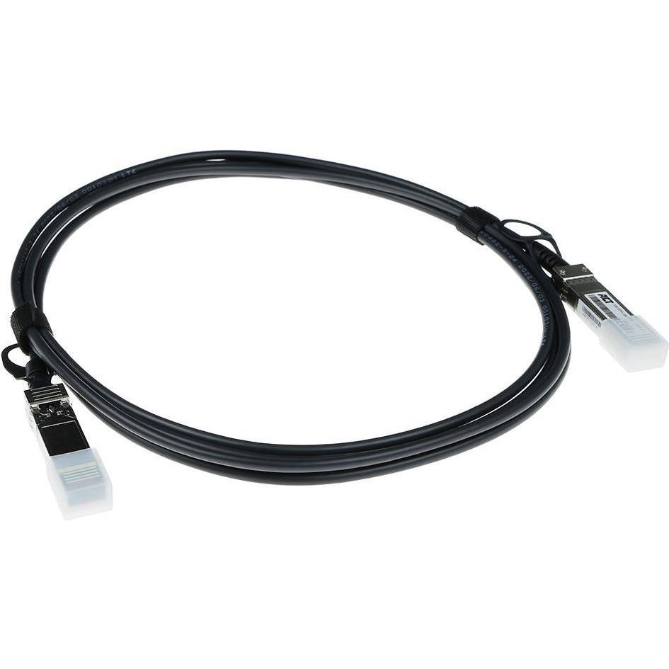 Thumbnail - ACT 3.0m SFP+- SFP+ Passive DAC Twinax cable coded for Cisco, Transceiver, Schwarz