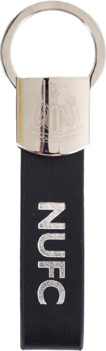 Actual product image Newcastle United FC Crest Leather Strap Keyring