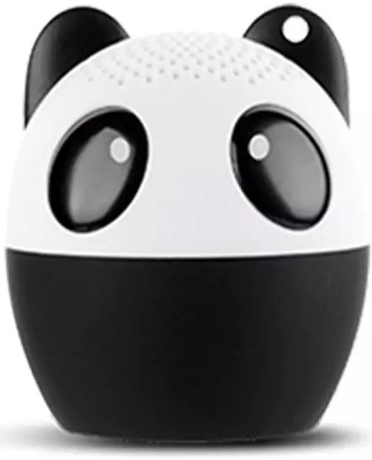Actual product image PhoneLook Mini Speaker Speaker Lightweight Portable with Wireless Bluetooth in Animal Shape Panda Bear (2 h)