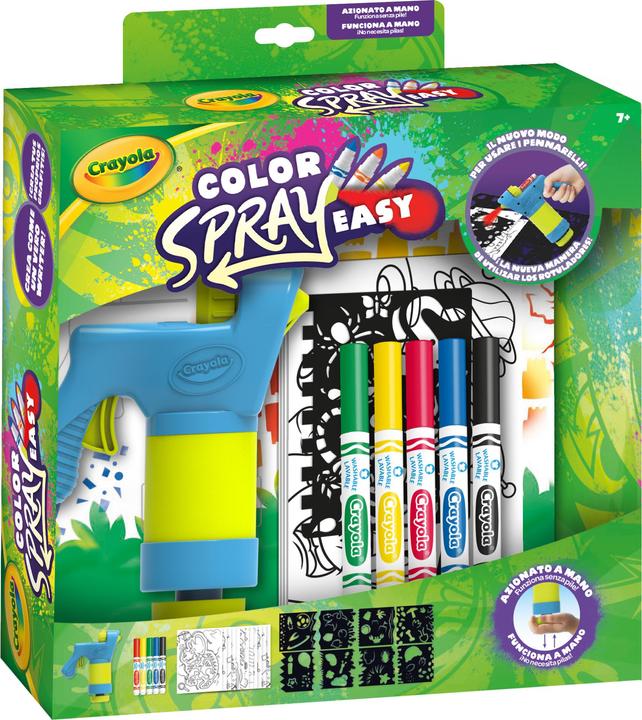 Actual product image Crayola Mini Marker Sprayer, Marker Airbrush Kit, Gift for Kids, 7+, 25-7494