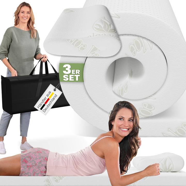 Produktbild Bestschlaf Reise-Set Matratzenauflage & Kissen (70 x 200 cm)