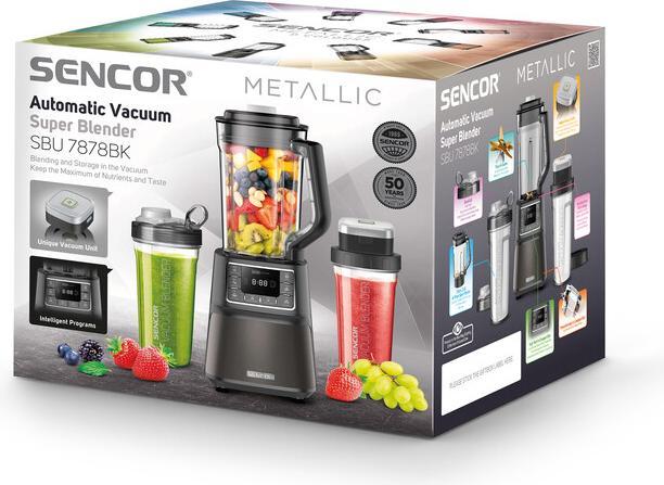 Actual product image Sencor SBU 7878BK blender 1.5 L Table blender 1500 W Black (1500 W)