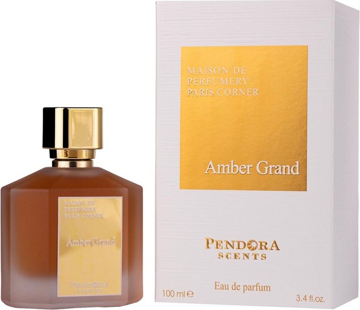 Paris Corner Unisex Amber Grand Pendora EDP Spray 3.4 oz Fragrances (Eau de Parfum, 34 ml)