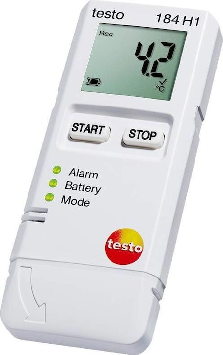 Actual product image Testo 184 H1 - Humidity and temperature data logger for transport monitoring (Thermometers)