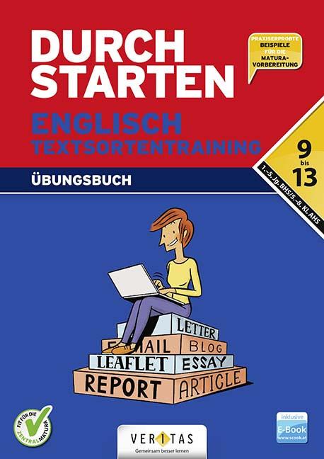 Produktbild Durchstarten Englisch Textsortentraining. Übungsbuch (inkl. E-Book) (Deutsch, Englisch, Julie Eiwen, Nicole Eisinger-Müllner, 2022)