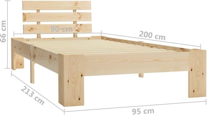Image du produit vidaXL Bettgestell (90 x 200 cm)