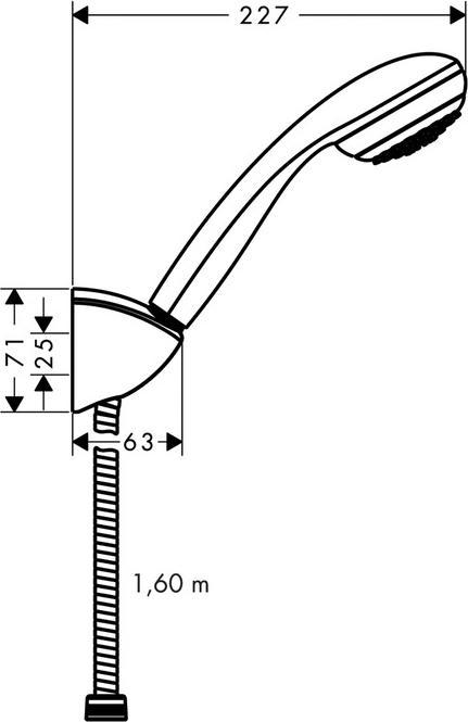 Immagine prodotto hansgrohe Crometta 85 (1 Tipi di raggi, 16 l/min)