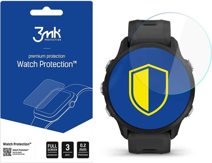 3MK Orologio FlexibleGlass Garmin Forerunner 955 Szklo Hybrydowe