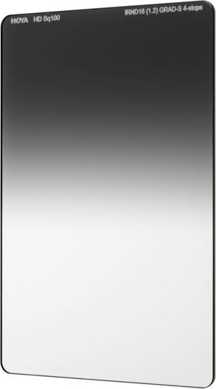 Actual product image Hoya HD Sq100 IRND16 Graufverlauffilter 100x150mm (15000 mm, Neutral density filter, 16 mm)