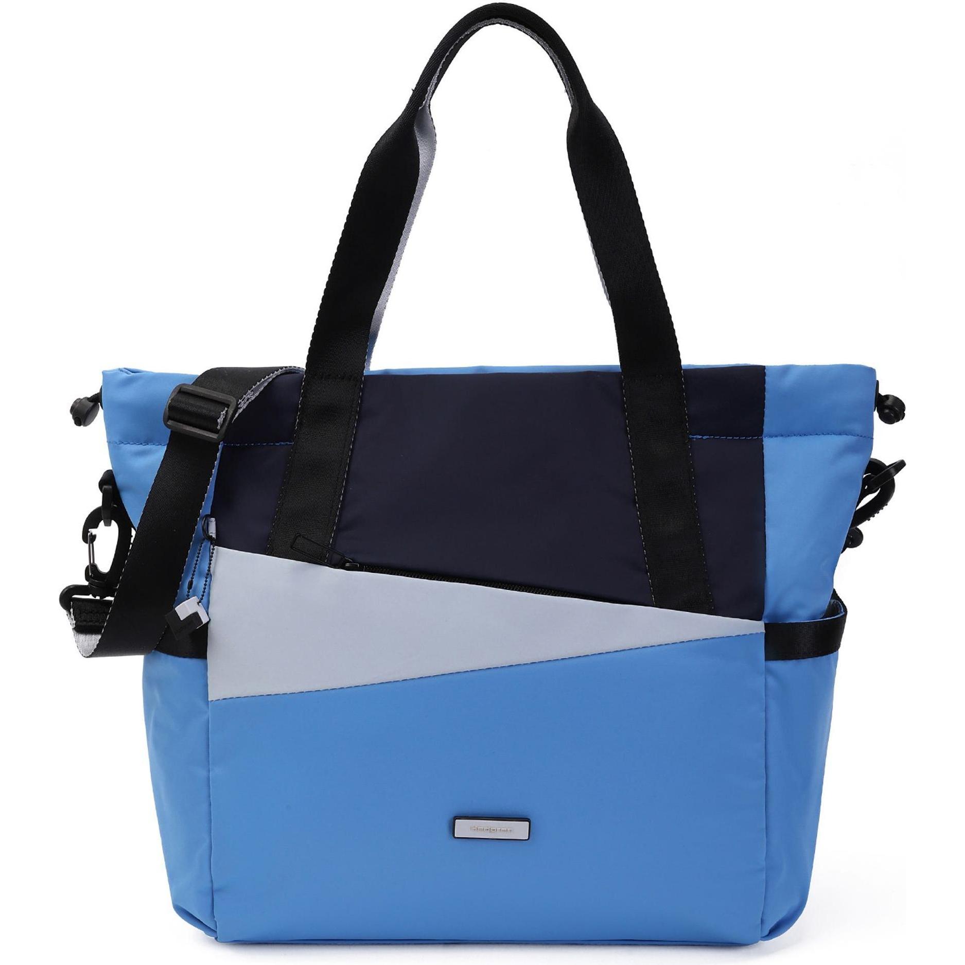 Hedgren, Handtasche, Nova Galactic Schultertasche 43 cm, Blau