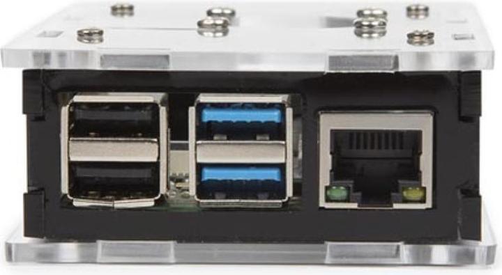 Actual product image Whadda Case Transparent Case For Raspberry PI 4