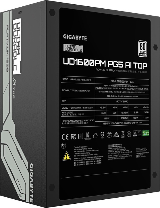 Produktbild Gigabyte Netzteil UD1600GM PG5 1600Watt (1600 W)