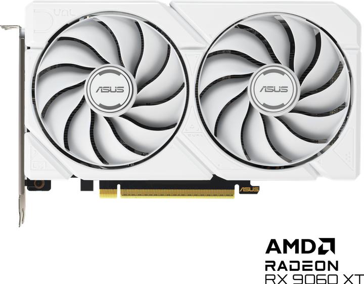 ASUS DUAL-RX9060XT-16G-WHITE 16GB GDDR6 HDMI DP (16 GB)
