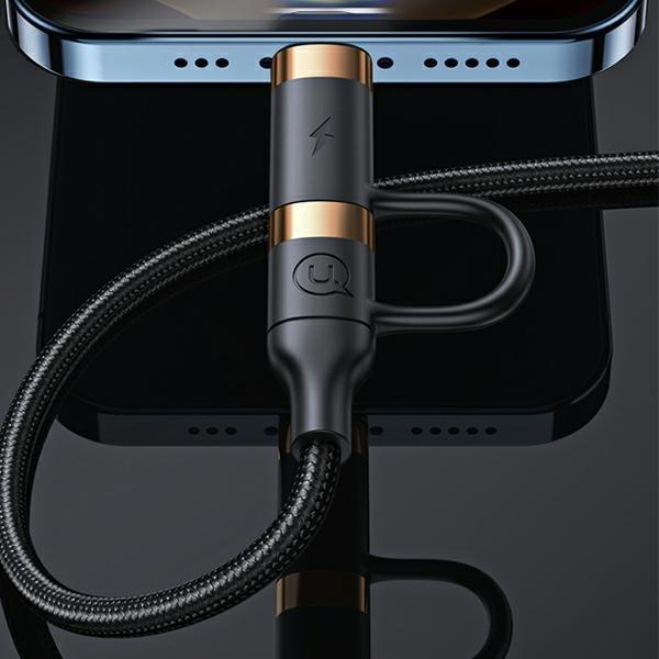 Produktbild Usams USB cable Braided cable U62 2xUSB-C (1.20 m, USB 3.0, 60 W)