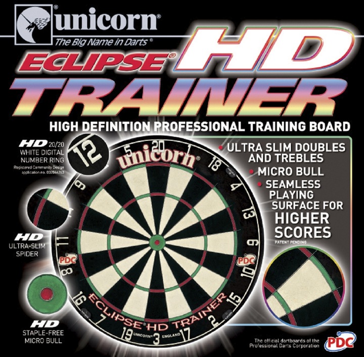 Actual product image Unicorn Eclipse HD Trainer Bristle Board