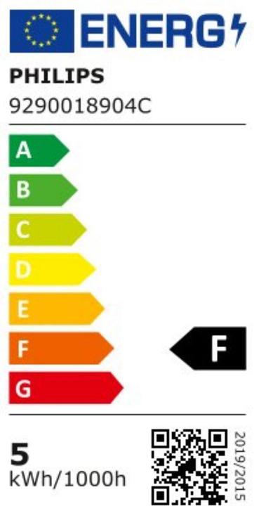 Label énergétique Philips Lampe P45 (E14, 4.30 W, 470 lm, 1 x, F)