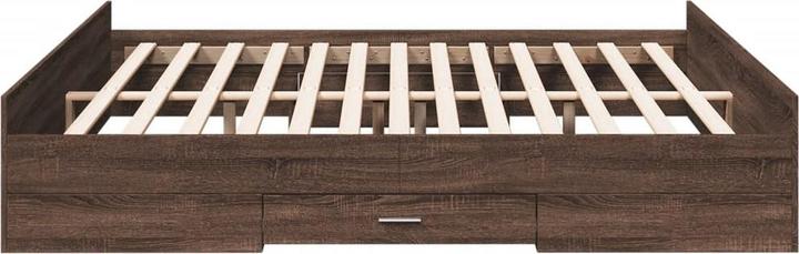 Image du produit vidaXL Cadre de lit avec tiroirs (200 x 200 cm)
