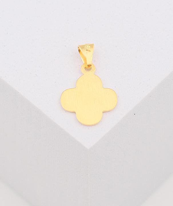 Image du produit Muau Angel pend pendow yellow gold 750 cross, 16x10mm (Or jaune 750/18K)
