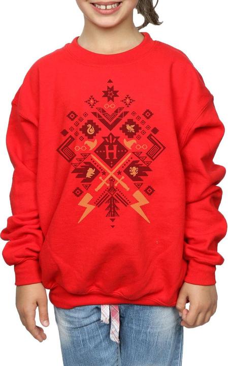 Produktbild Christmas Fair Isle Sweatshirt Mädchen (128)