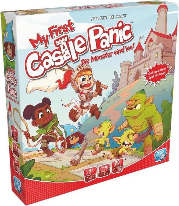 Produktbild Asmodée SCOD0101 - My first Castle Panic: Die Monster sind los, 1-4 Spieler, 4 Jahren (DE-Ausgabe) (Deutsch)