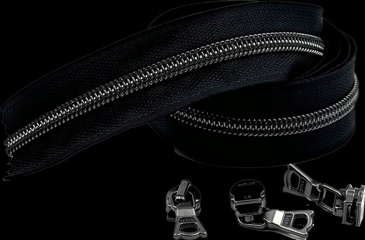 Riri Flex 6 Metallic Set: 1m/3 cursori (100 cm)