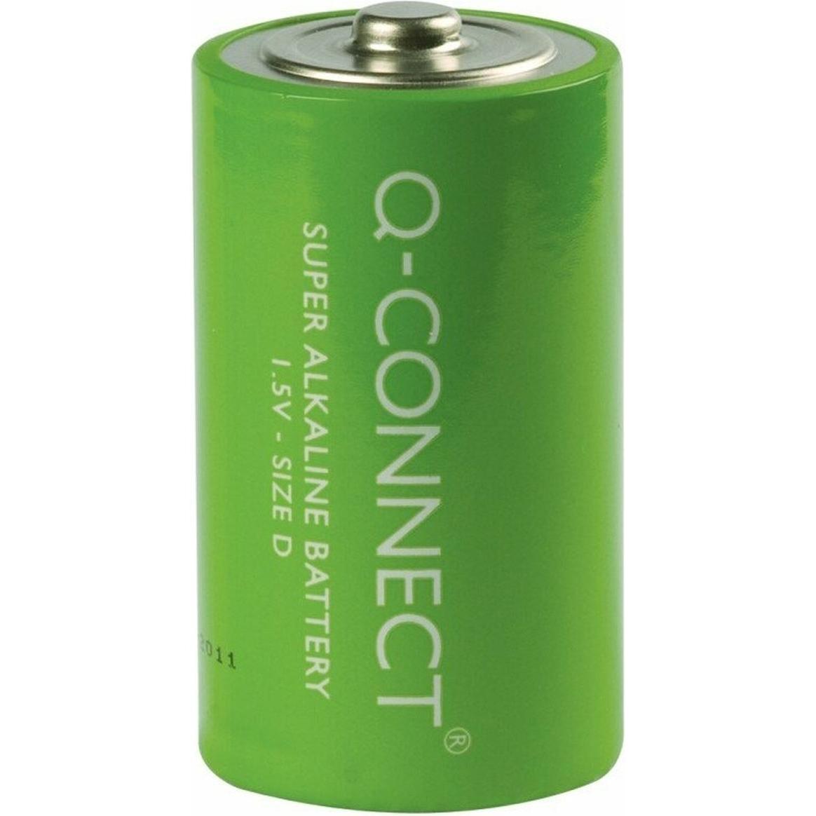 Q-Connect Alkaline (2 Stk., D, 12500 mAh), Batterien + Akkus