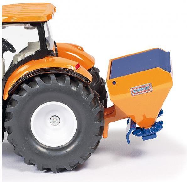 Produktbild Siku Traktor mit Räumschild und Streuer